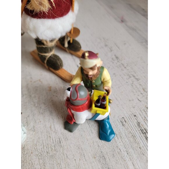 Santa claus coke soldier variety ornament Xmas set vintage - Picture 4 of 9